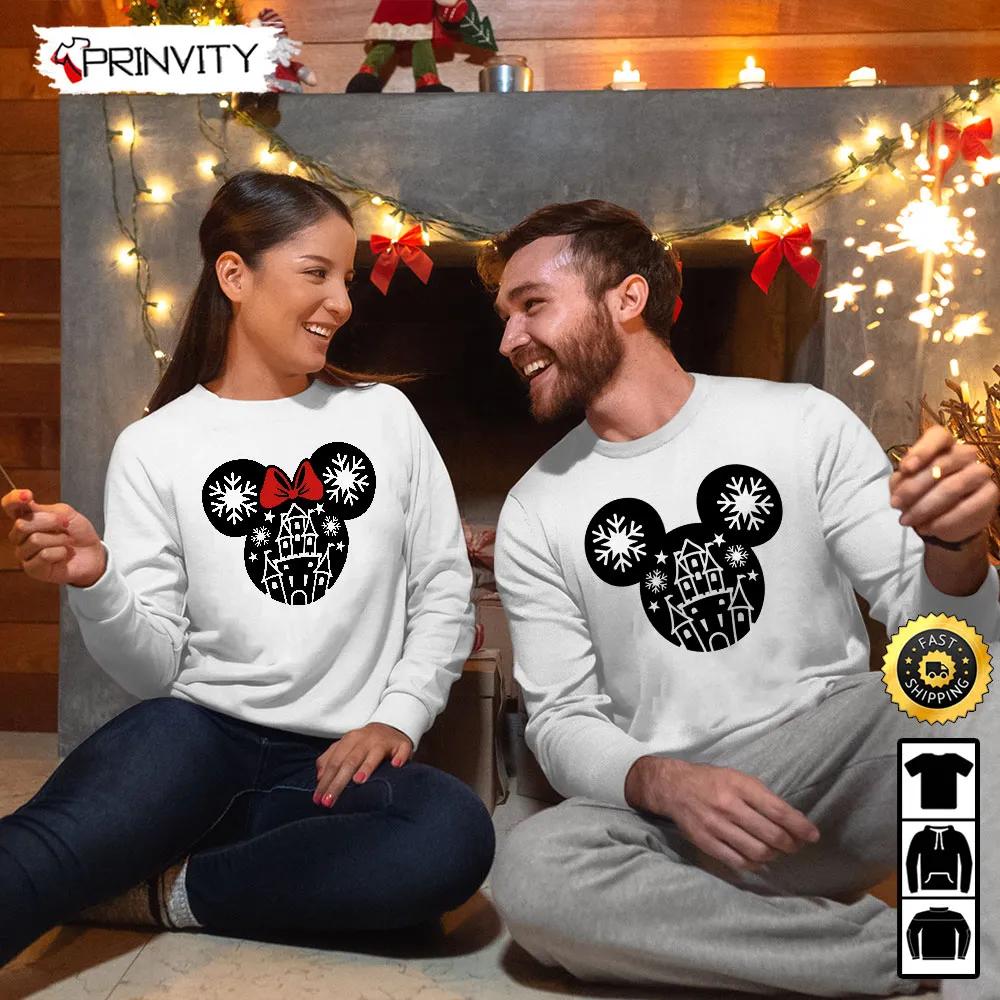 Minnie Mouse Christmas Walt Family Disney Sweatshirt, Best Christmas Gifts For Disney Lovers, Merry Disney Christmas, Unisex Hoodie, T-Shirt, Long Sleeve - Prinvity