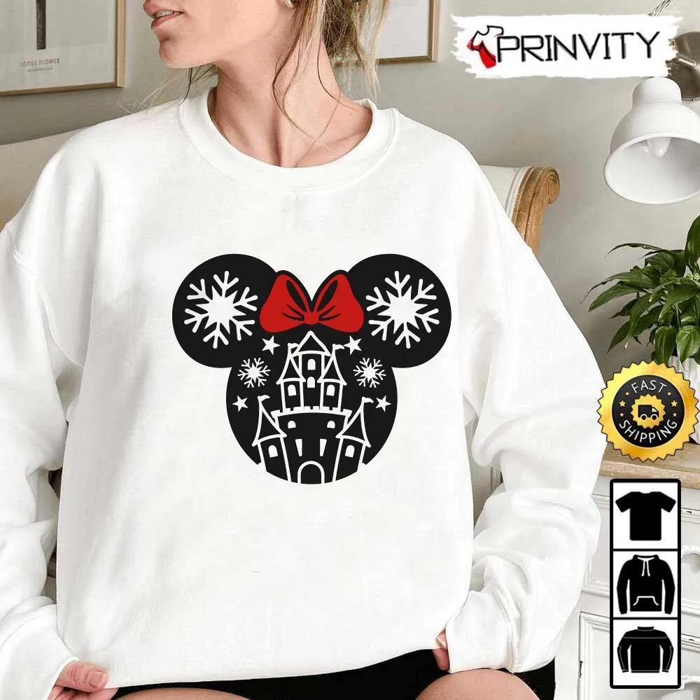 Minnie Mouse Christmas Walt Family Disney Sweatshirt, Best Christmas Gifts For Disney Lovers, Merry Disney Christmas, Unisex Hoodie, T-Shirt, Long Sleeve - Prinvity