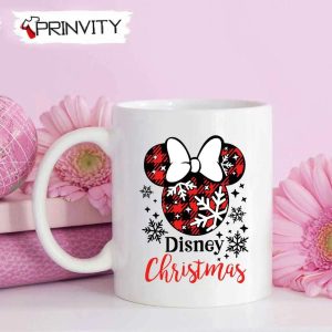 Minnie Mouse Disney Best Christmas Gift For Mug Size 11oz 15oz Merry Christmas Happy Holidays Prinvity 1