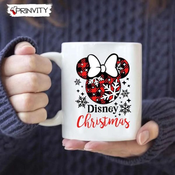 Minnie Mouse Disney Best Christmas Gift For Mug, Size 11Oz & 15Oz, Merry Christmas, Happy Holidays – Prinvity