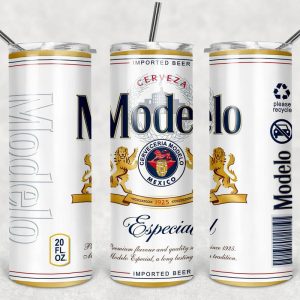 Modelo Especial Cerveza Beer 20oz Skinny Tumbler, Best Christmas Gifts For 2022- Prinvity