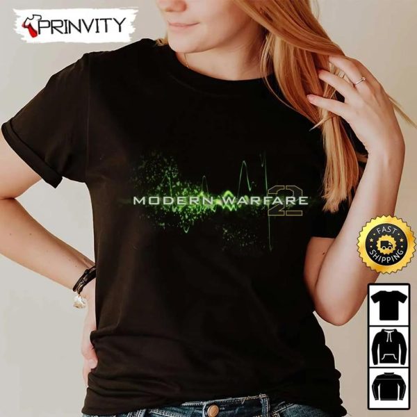 Modern Warfare 2 T-Shirt, Call Of Duty PC & PS4, Infinity Ward, Activision, Best Christmas Gifts For Fans, Unisex Hoodie, Sweatshirt, Long Sleeve – Prinvity