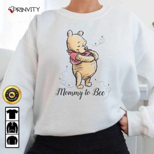 Mommy To Bee Pooh Disney Sweatshirt Pregnancy Revea Best Christmas Gifts 2022 Best Gifts For Mom Unisex Hoodie T Shirt Long Sleeve Prinvity 1