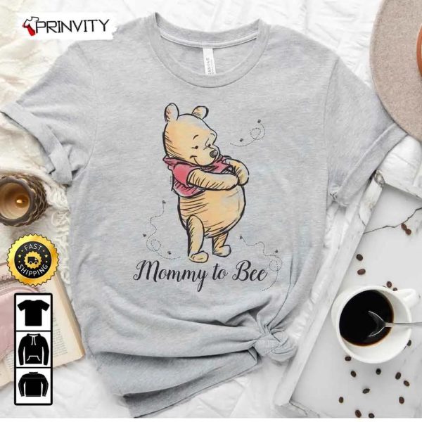Mommy To Bee Pooh Disney Sweatshirt, Pregnancy Revea, Best Christmas Gifts 2022, Best Gifts For Mom, Unisex Hoodie, T-Shirt, Long Sleeve – Prinvity