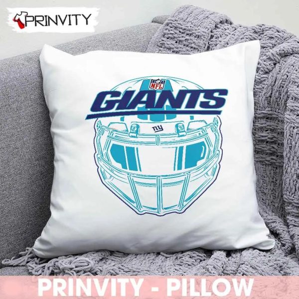 New York Giants NFL Pillow, National Football League, Best Christmas Gifts For Fans, Size 14”x14”, 16”x16”, 18”x18”, 20”x20′ – Prinvity