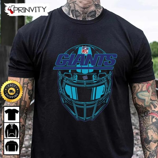 New York Giants NFL T-Shirt, National Football League, Best Christmas Gifts For Fans, Unisex Hoodie, Sweatshirt, Long Sleeve – Prinvity