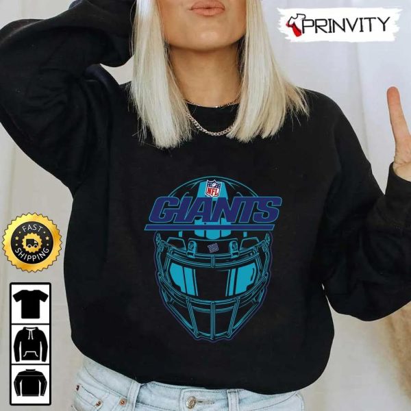 New York Giants NFL T-Shirt, National Football League, Best Christmas Gifts For Fans, Unisex Hoodie, Sweatshirt, Long Sleeve – Prinvity