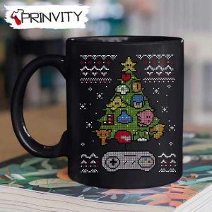 Nintendo Christmas Tree Best Christmas Gift For Mug, Size 11Oz & 15Oz, Merry Christmas, Happy Holidays - Prinvity
