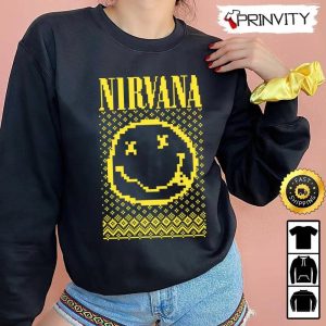 Nirvana Rock Band T Shirt Kurt Cobain Krist Novoselic Dave Grohl Best Christmas Gifts 2022 Unisex Hoodie Sweatshirt Long Sleeve Prinvity 3