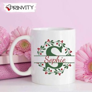 Personalized Custome Name Alphabet Christmas Mug Size 11oz 15oz Best Christmas Gifts For 2022 Merry Christmas Prinvity 1