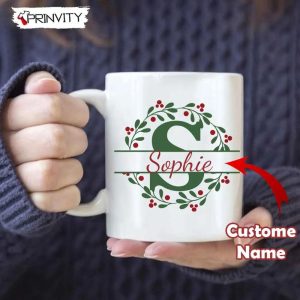 Personalized Custome Name Alphabet Christmas Mug Size 11oz 15oz Best Christmas Gifts For 2022 Merry Christmas Prinvity 2