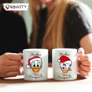 Personalized Donal Duck Merry Christmas Disney Mug Custom Name Best Christmas Gifts 2022 Happy Holidays Prinvity 3