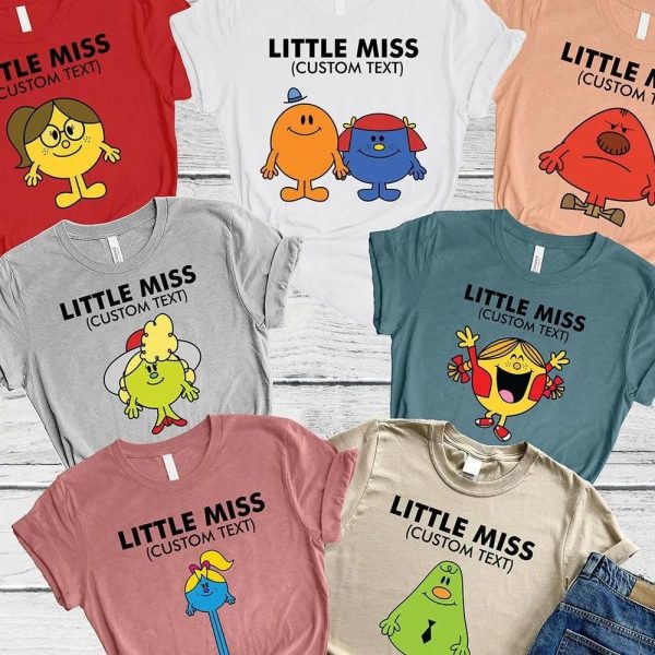 Personalized Little Miss T-Shirt, Custom Little Miss, Best Christmas Gifts 2022, Best Gifts For Xmas, Unisex Hoodie, Sweatshirt, Long Sleeve – Prinvity