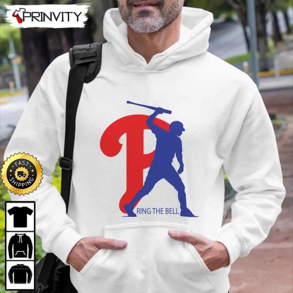 Philadelphia Phillies Ring The Bell World Series 2022 Champions T-Shirt, Major League Baseball, Gifts For Fans Baseball Mlb, Unisex Hoodie, Sweatshirt