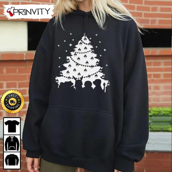 Pokemon Christmas Tree Sweatshirt, Best Christmas Gift For 2022, Merry Christmas, Happy Holidays, Unisex Hoodie, T-Shirt, Long Sleeve – Prinvity