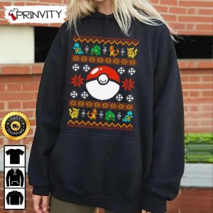 Pokemon Merry Christmas Ugly Sweatshirt Best Christmas Gifts 2022 Happy Holidays Unisex Hoodie T Shirt Long Sleeve Prinvity 3