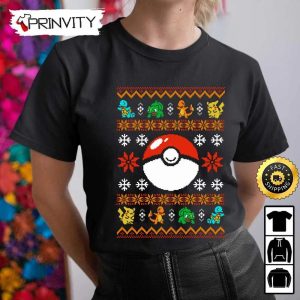 Pokemon Merry Christmas Ugly Sweatshirt Best Christmas Gifts 2022 Happy Holidays Unisex Hoodie T Shirt Long Sleeve Prinvity 5