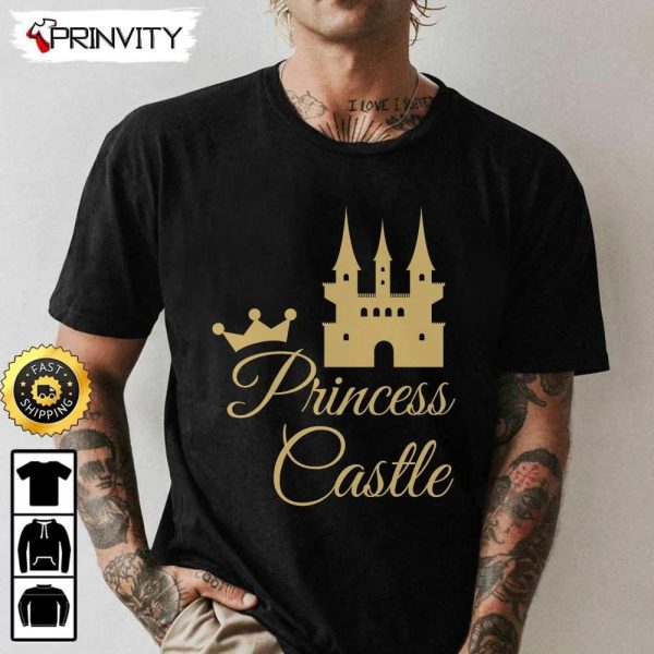 Princess Castle Walt Disney Merry Christmas Sweatshirt, Best Christmas Gifts For Disney Lovers, Merry Disney Christmas, Unisex Hoodie, T-Shirt, Long Sleeve – Prinvity