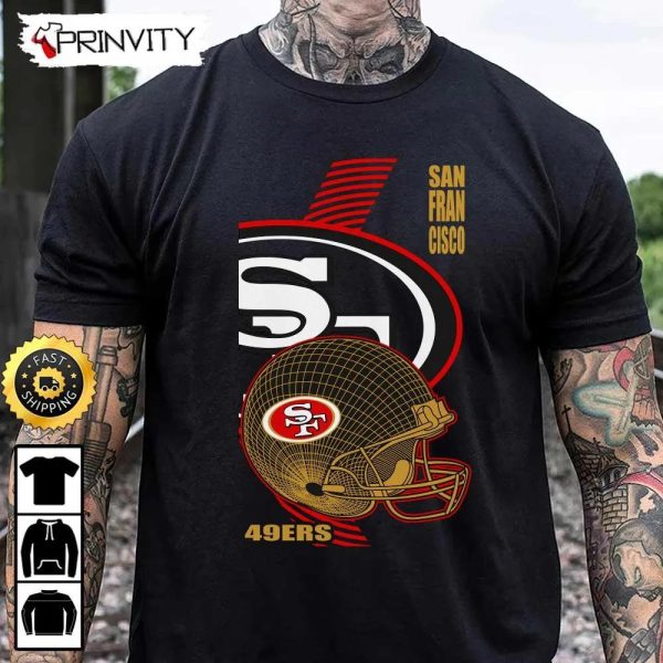 San Francisco 49Ers NFL T-Shirt, National Football League, Best Christmas Gifts For Fans, Unisex Hoodie, Sweatshirt, Long Sleeve – Prinvity