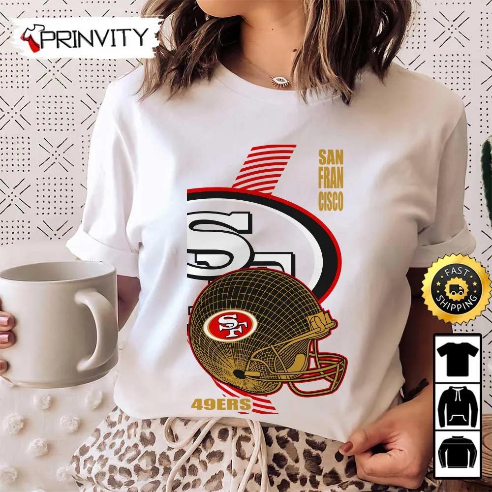 San Francisco 49Ers NFL T-Shirt, National Football League, Best Christmas Gifts For Fans, Unisex Hoodie, Sweatshirt, Long Sleeve - Prinvity