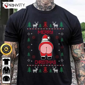 Santa Merry Christmas Funny Sweatshirt Best Christmas Gifts For 2022 Happy Holidays Unisex Hoodie T Shirt Long Sleeve Prinvity HDCom0104 4