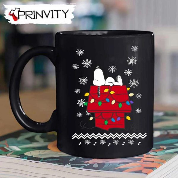 Snoopy Best Christmas Gift For Mug, Size 11Oz &15Oz, Merry Christmas, Happy Holidays – Prinvity