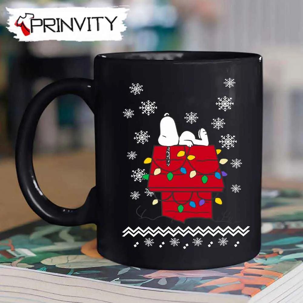 Snoopy Best Christmas Gift For Mug, Size 11Oz &15Oz, Merry Christmas, Happy Holidays - Prinvity