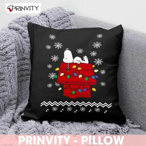 Snoopy Best Christmas Gifts For Pillow, Merry Christmas, Happy Holidays, Size 14”x14”, 16”x16”, 18”x18”, 20”x20”  - Prinvity