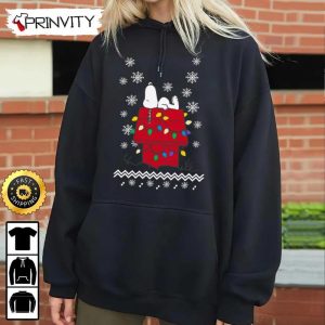 Snoopy Christmas Sweatshirt Best Christmas Gift For Snoopy Lover Merry Christmas Happy Holidays Unisex Hoodie T Shirt Long Sleeve Prinvity 3