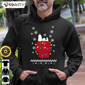 Snoopy Christmas Sweatshirt Best Christmas Gift For Snoopy Lover Merry Christmas Happy Holidays Unisex Hoodie T Shirt Long Sleeve Prinvity 4