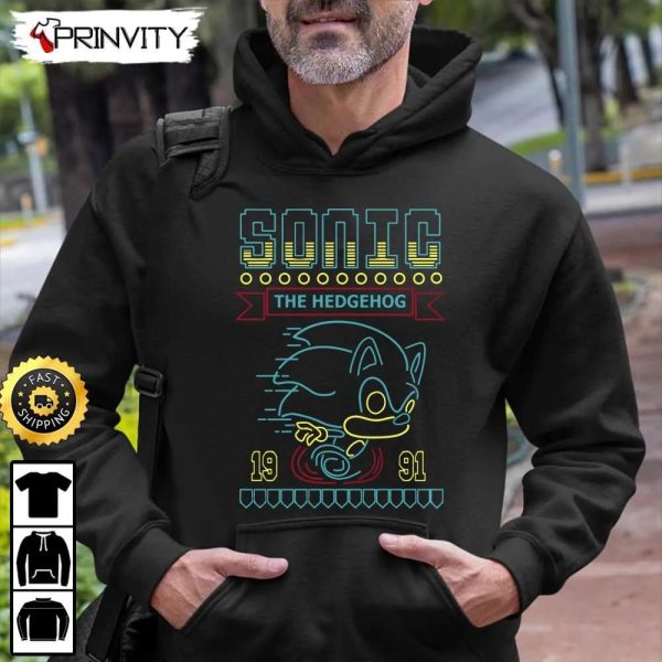Sonic The Hedgehog 1991 Sega Mery Christmas Sweatshirt, Best Christmas Gifts 2022, Happy Holidays, Unisex Hoodie, T-Shirt, Long Sleeve – Prinvity