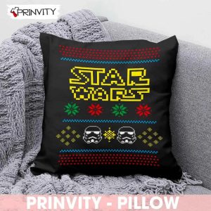 Star Wars Christmas Pillow Best Christmas Gifts 2022 Happy Holidays Prinvity 1