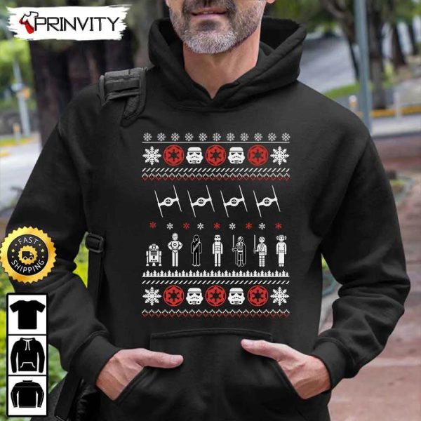 Star Wars George Lucas Ugly Sweatshirt, Best Christmas Gifts For 2022, Merry Christmas, Happy Holidays, Unisex Hoodie, T-Shirt, Long Sleeve – Prinvity