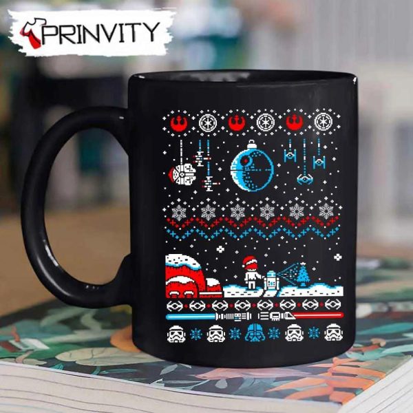 Star Wars Mug, Size 11oz & 15oz, Best Gifts For Star Wars Fans, Merry Christmas, Happy Holidays – Prinvity