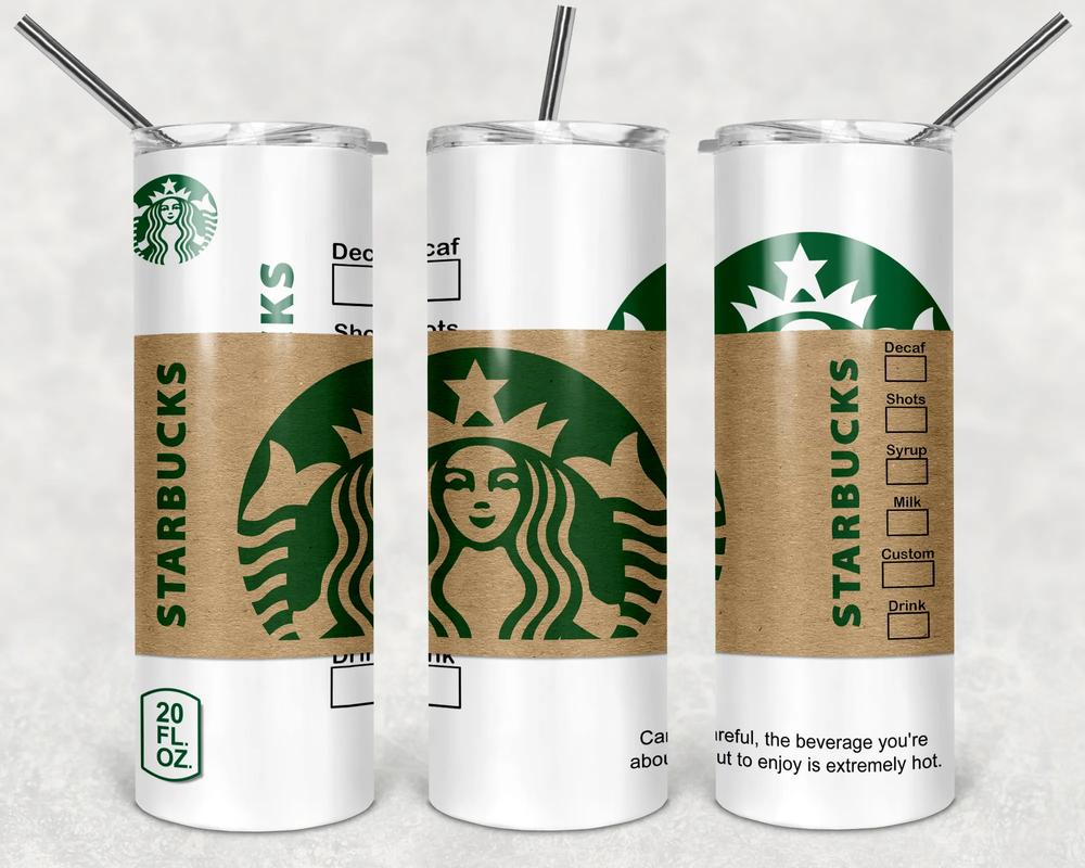 Starbucks 20oz Skinny Tumbler, Drink Tee Coffee Milk, Best Christmas Gifts For 2022- Prinvity
