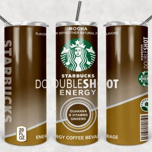 Starbucks Doubleshot Energy Mocha 20oz Skinny Tumbler, Best Christmas Gifts For 2022- Prinvity
