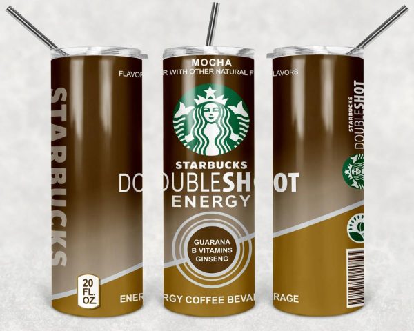 Starbucks Doubleshot Energy Mocha 20oz Skinny Tumbler, Best Christmas Gifts For 2022- Prinvity