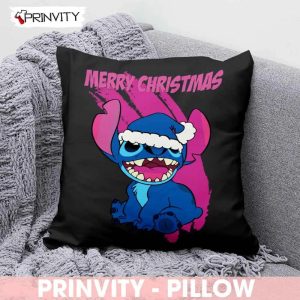 Stich Disney Mery Christmas Pillow Best Christmas Gifts 2022 Happy Holidays Prinvity 1
