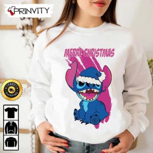 Stich Disney Mery Christmas Sweatshirt Best Christmas Gifts 2022 Happy Holidays Unisex Hoodie T Shirt Long Sleeve Prinvity 1