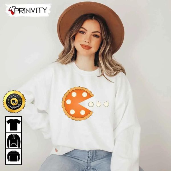 Thanksgiving Apple Pie Fall Cute Sweatshirt, Best Thanksgiving Gifts For 2022, Autumn Happy Thankful, Unisex Hoodie, T-Shirt, Long Sleeve – Prinvity
