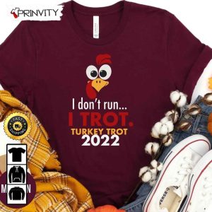 Thanksgiving Turkey Trot T Shirt Run Now Gobble Later Best Thanksgiving Gifts 2022 Family Thankful Autumn Happy Thankful Unisex Hoodie Sweatshirt Long Sleeve Prinvity 5