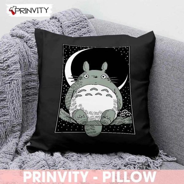 Totoro Studio Ghibli Best Christmas Gifts For Pillow, Merry Christmas, Happy Holidays, Size 14”x14”, 16”x16”, 18”x18”, 20”x20”  – Prinvity