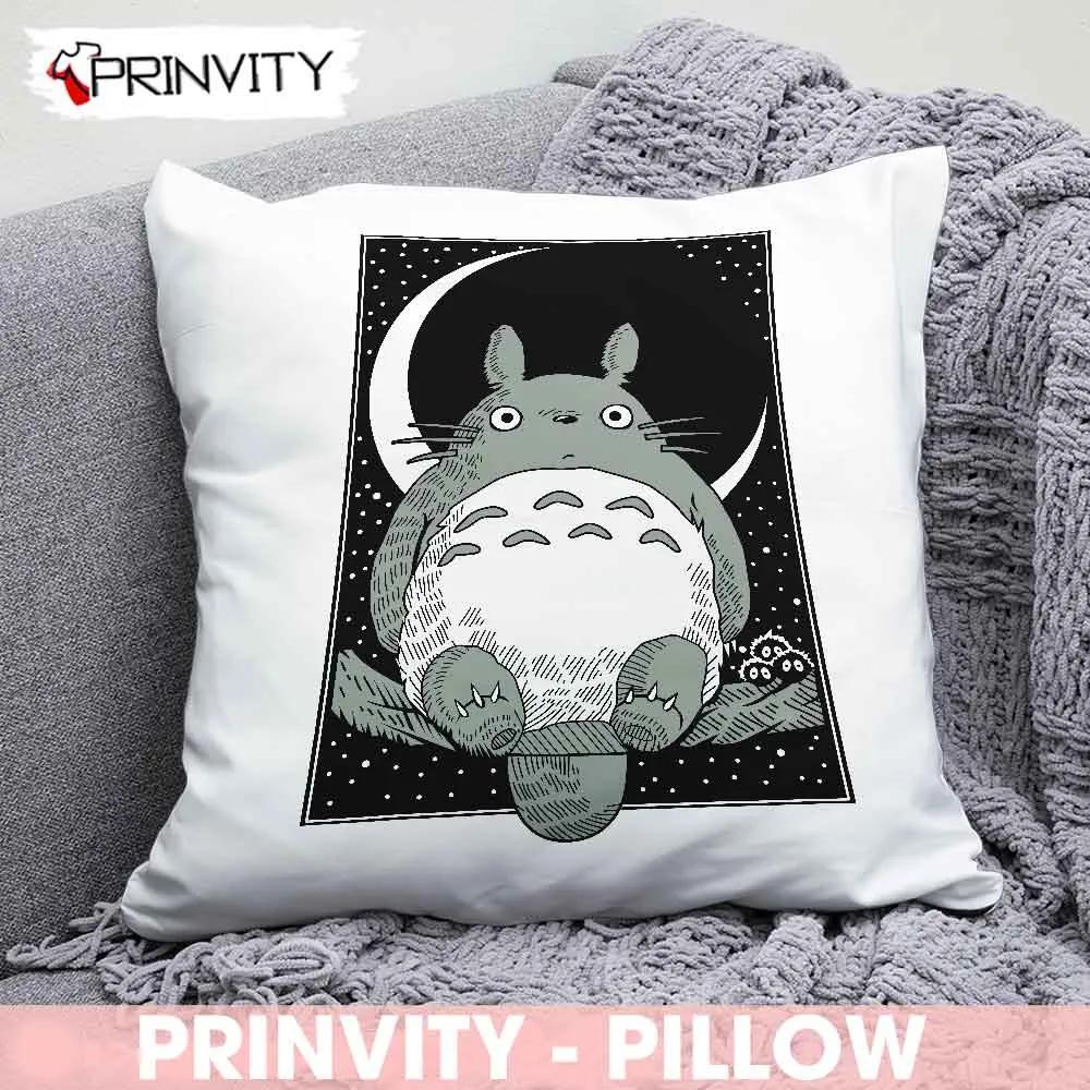 Totoro Studio Ghibli Best Christmas Gifts For Pillow, Merry Christmas, Happy Holidays, Size 14”x14”, 16”x16”, 18”x18”, 20”x20”  - Prinvity