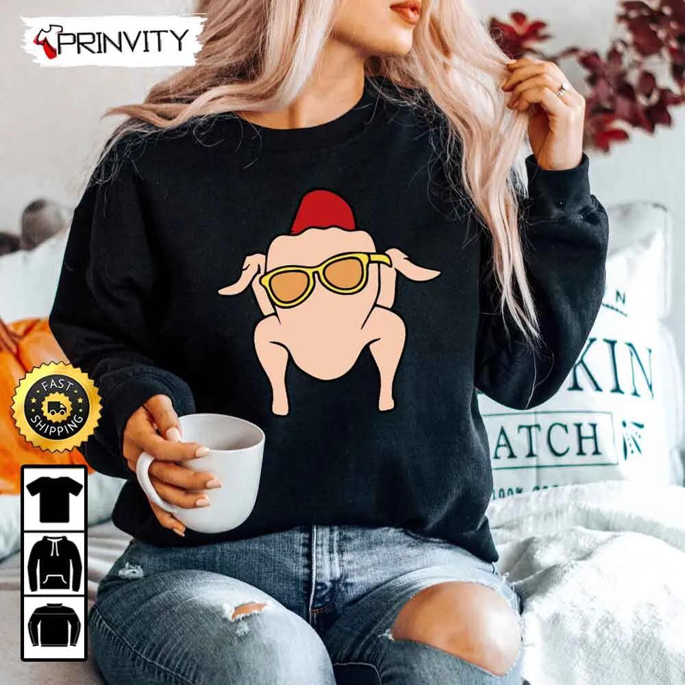 Turkey Thanksgiving Funny Fall Sweatshirt, Best Thanksgiving Gifts For 2022, Autumn Happy Thankful, Unisex Hoodie, T-Shirt, Long Sleeve - Prinvity