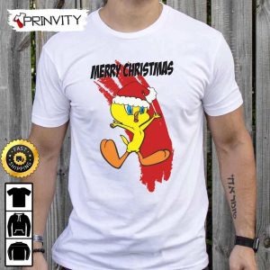Tweety Looney Tunes Merry Christmas Sweatshirt Best Christmas Gifts 2022 Happy Holidays Unisex Hoodie T Shirt Long Sleeve Prinvity 4