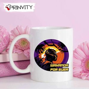Wakanda For Ever Black Panther Mug Marvel Best Christmas Gifts 2022 Prinvity 1