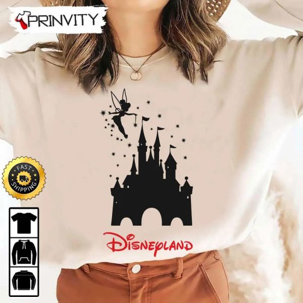 Walt Disneyland Tinker Bell Sweatshirt, Best Christmas Gifts For Disney Lovers, Merry Disney Christmas, Unisex Hoodie, T-Shirt, Long Sleeve – Prinvity