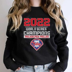 World Series 2022 Champions Philadelphia Phillies T Shirt Major League Baseball Gifts For Fans Baseball MLB Unisex Hoodie Sweatshirt Long Sleeve Prinvity 5