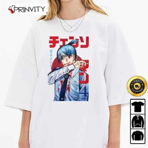 Aki Hayakawa Chainsaw Man Anime T-Shirt, Power, Denji, Makima, Chainsaw Man Manga Series, Unisex Hoodie, Sweatshirt, Long Sleeve, Tank Top – Prinvity