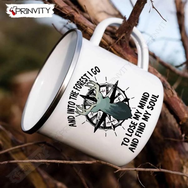 And Into The Forest I Go To Lose My Mind And Find My Soul Camping 12oz Camping Mug, Rv Park, Campsite, Gifts For Camping Lover – Prinvity
